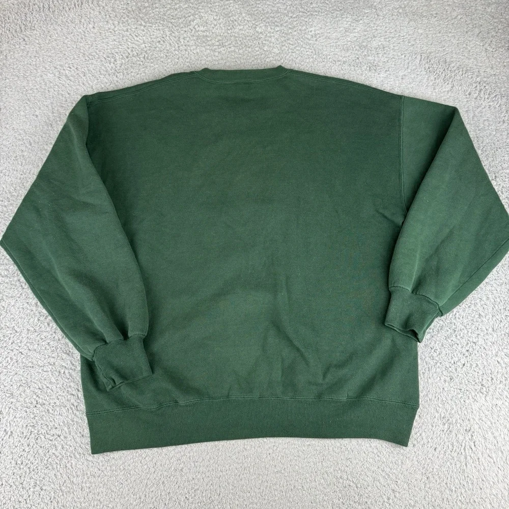 Vintage Oregon Gods Country Crewneck Sweater 90s Green‎ Men's Size Xl Jerzees